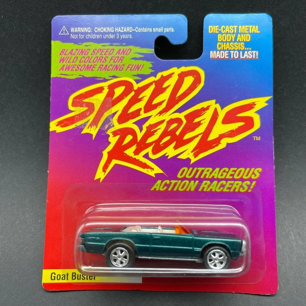 Speed Rebels Goat Buster Pontiac GTO‎ Convertible Car Green Diecast 1/64 Scale
